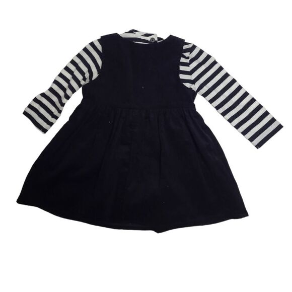 NEW Goodlad corduroy unicorn applique 2 piece jumper dress set 18m - Picture 3 of 8